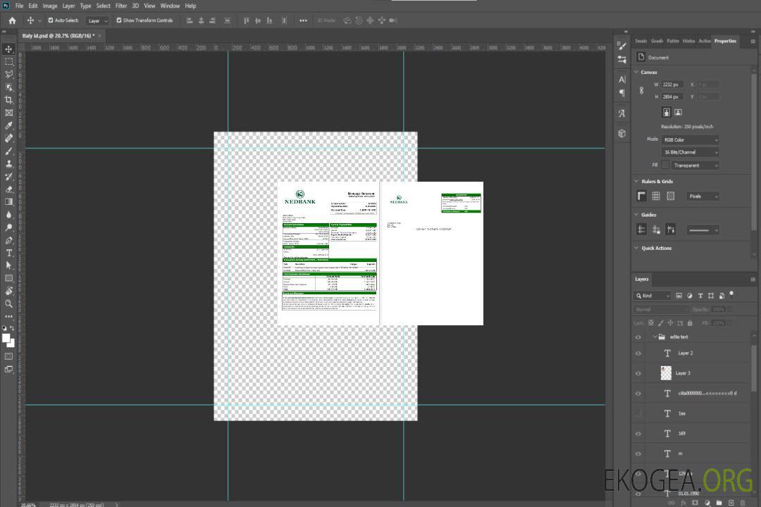 Relevé hypothécaire de la Nedbank en Afrique du Sud aux formats Word et PDF template